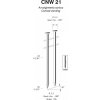 Hřebík Kroucené hřebíky OMER CNW 21/55 ER