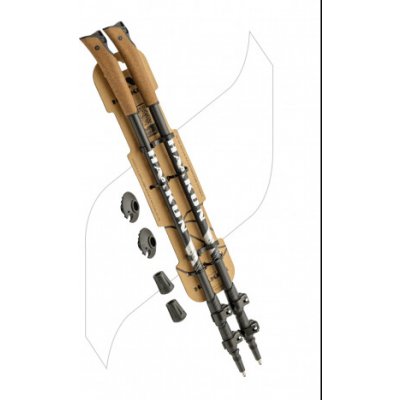 HAAKON Nordic Walking hole SILVER double telescopic – Sleviste.cz