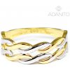 Prsteny Adanito BRR0759GS zlatý z kombinovaného zlata
