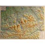 Beskydy - reliéfní - 1:66 666 - nástěnná mapa – Sleviste.cz