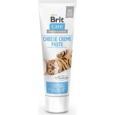 Brit Care Cat Paste Cheese Creme enriched with Prebiotics 100 g – Zboží Mobilmania
