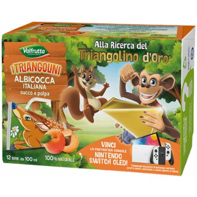 Valfrutta meruňkový nápoj Triangolini Albicocca Brick 12 x 100 ml – Zboží Dáma