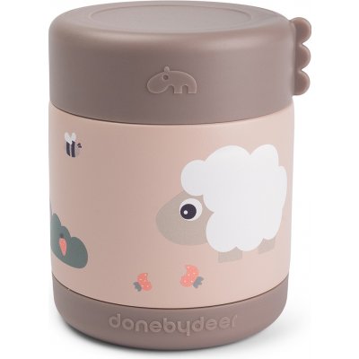 Done By Deer Dětská termonádoba Tiny Farm růžová 300 ml – Hledejceny.cz