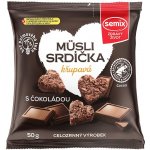 Semix Müsli srdíčka s čokoládou 50g – Zboží Mobilmania