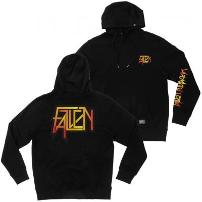 FALLEN Scorched Hoodie Black/Yellow – Zboží Mobilmania