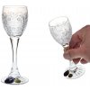 Sklenice BOHEMIA CRYSTAL hand cut Broušené sklenice Adele na likér Brus klasik 500 PK 6 x 60 ml