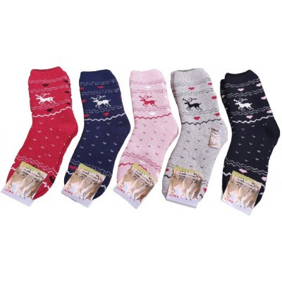Ventuno trade dámské zimní ponožky z ALPAKY dámská barevnost – Zboží Mobilmania