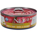 N&D Cat QUINOA Adult Quail & Coconut 80 g – Hledejceny.cz