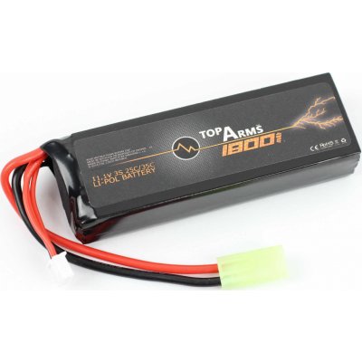 TopArms Li-Pol 11,1V 1800mAh 25/35C - Mini Block – Zboží Dáma