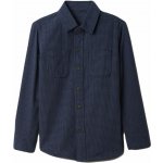 GAP V-LS Flannel chlapecká košile tmavě modrá – Zboží Dáma