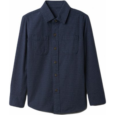 GAP V-LS Flannel chlapecká košile tmavě modrá – Zboží Dáma