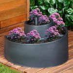 ProGarden Květináč plast šedý 45 x 54 x 34 cm – Hledejceny.cz