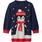 lupilu dívčí vánoční pletené šaty navy modrá – Zbozi.Blesk.cz