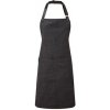 Zástěra Premier Workwear Pracovní zástěra s kapsou za krk PR144 Black 72x86cm