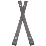 Kreatinka/Popruh kožený ŠEDÝ Délka: 60cm, Logo: BEZ LOGA, Kovový komponent: Staromosaz – Zboží Mobilmania