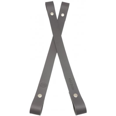 Kreatinka/Popruh kožený ŠEDÝ Délka: 60cm, Logo: BEZ LOGA, Kovový komponent: Staromosaz – Zboží Mobilmania