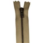 YKK zip kovový nedělitelný, béžová - 12 cm – Hledejceny.cz