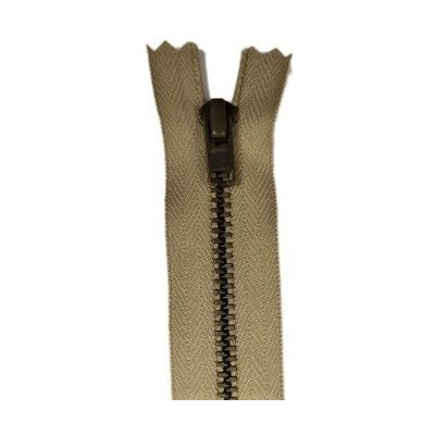 YKK zip kovový nedělitelný, béžová - 12 cm – Hledejceny.cz