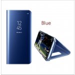 Pouzdro Bomba Zrcadlové silikonové otevírací Samsung - modré Model: Galaxy S10 FL003BLUE_SAM-S10 – Zboží Mobilmania