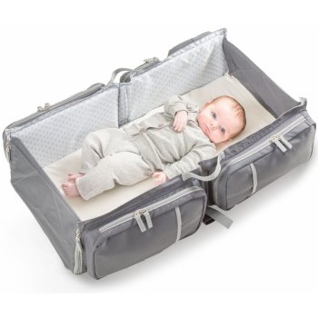 Doomoo BASICS Baby travel a přenosná taška šedá