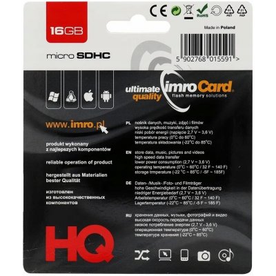IMRO microSD 16 GB 57736 – Zbozi.Blesk.cz