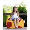 Sedací vak a pytel Atelier del Sofa Garden Bean Bag Football Kids Pouf Yellow Red Yellow Red