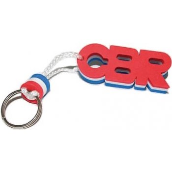Přívěsek na klíče CBR červeno-bílo-modrá