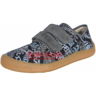 Froddo G1700355-2 barefoot canvas blask/grey – Zboží Dáma