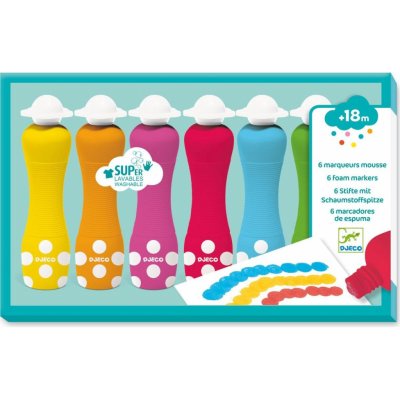 Djeco Prstové barvy s aplikátorem – Zboží Dáma