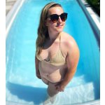 Sparkle Me bikiny 3v1 zlaté plavky s ozdobou do vlasů – Zboží Dáma