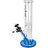 Vodní dýmka Super Heroes Skleněný bong Transparent Blue 30cm