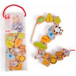 Classic world Korále dřevěné navlékací ZOO – Zboží Dáma