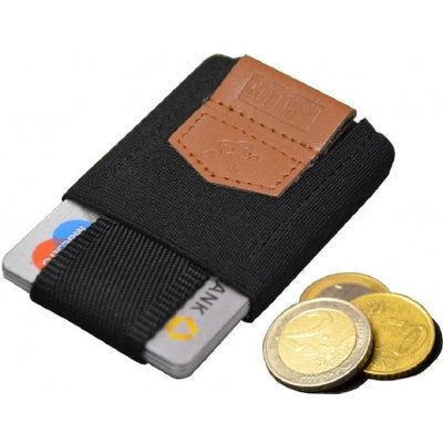 MakakaOnTheRun Vysouvací slim peněženka na karty hnědo-černá – Zboží Mobilmania