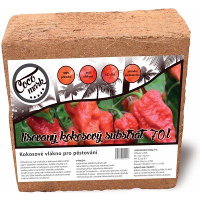 Cocomark Přírodní lisovaný kokos 70 l – Hledejceny.cz