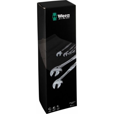 Wera Samonastavitelné otevřené klíče s ráčnou 6004 Joker - 6 ks 020111 – Sleviste.cz