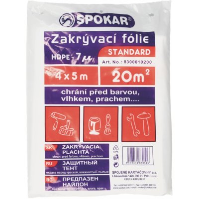 Zakrývací fólie 4x5m HDPE-7MY – Zboží Mobilmania