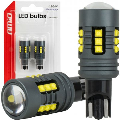 Amio 2ks LED 12V/24V T15 2,1x9,5d čirá – Hledejceny.cz