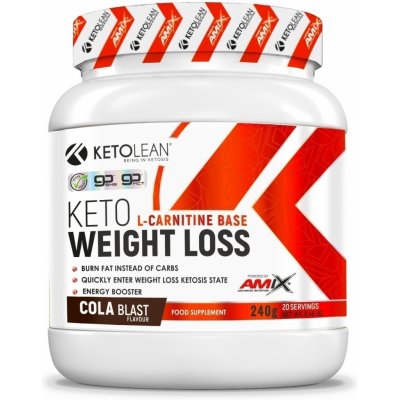 Amix Ketolean Keto go BHB weight loss 240 g