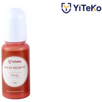 YiTeKo Tekutý pigment Solid 03 oranžová 10 ml – Sleviste.cz