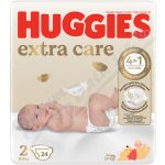 HUGGIES extra care 2 3-6 kg 24 ks – Zboží Mobilmania