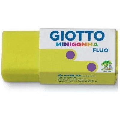 Giotto Minigomma Fluo mazací pryž žlutá – Zboží Dáma