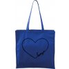 Nákupní taška a košík Adler/Malfini Handy Love You modrá černý motiv