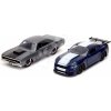 Model Jada Autíčka Ford Mustang a Plymouth Road Runner Fast & Furious Twin Pack kovová délka 12 cm 1:32