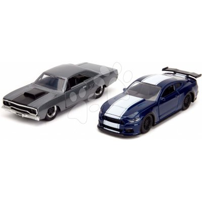Jada Autíčka Ford Mustang a Plymouth Road Runner Fast & Furious Twin Pack kovová délka 12 cm 1:32