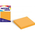 Bloček samolepící 75x75mm 100 listů oranžový – Hledejceny.cz