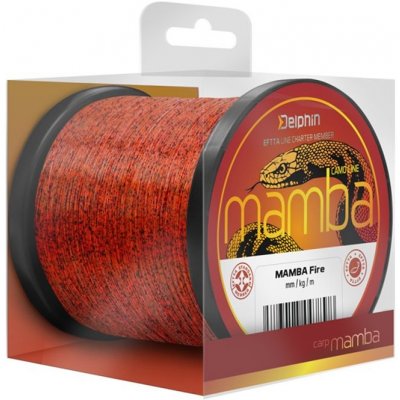 Delphin Mamba Carp Fire - 600m 0,26mm 5,2kg – Hledejceny.cz