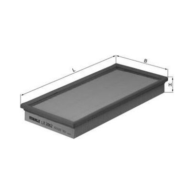 Vzduchový filtr KNECHT LX 2062 – Hledejceny.cz