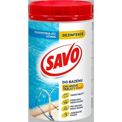 SAVO Maxi chlorové tablety 1,2Kg – Hledejceny.cz