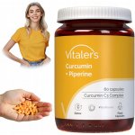 Vitaler's Kurkumin + piperin 60 kapslí – Hledejceny.cz