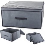 Verk 01322 Úložná krabice s odklápěcím víkem 60x45x30cm šedá – Zboží Mobilmania